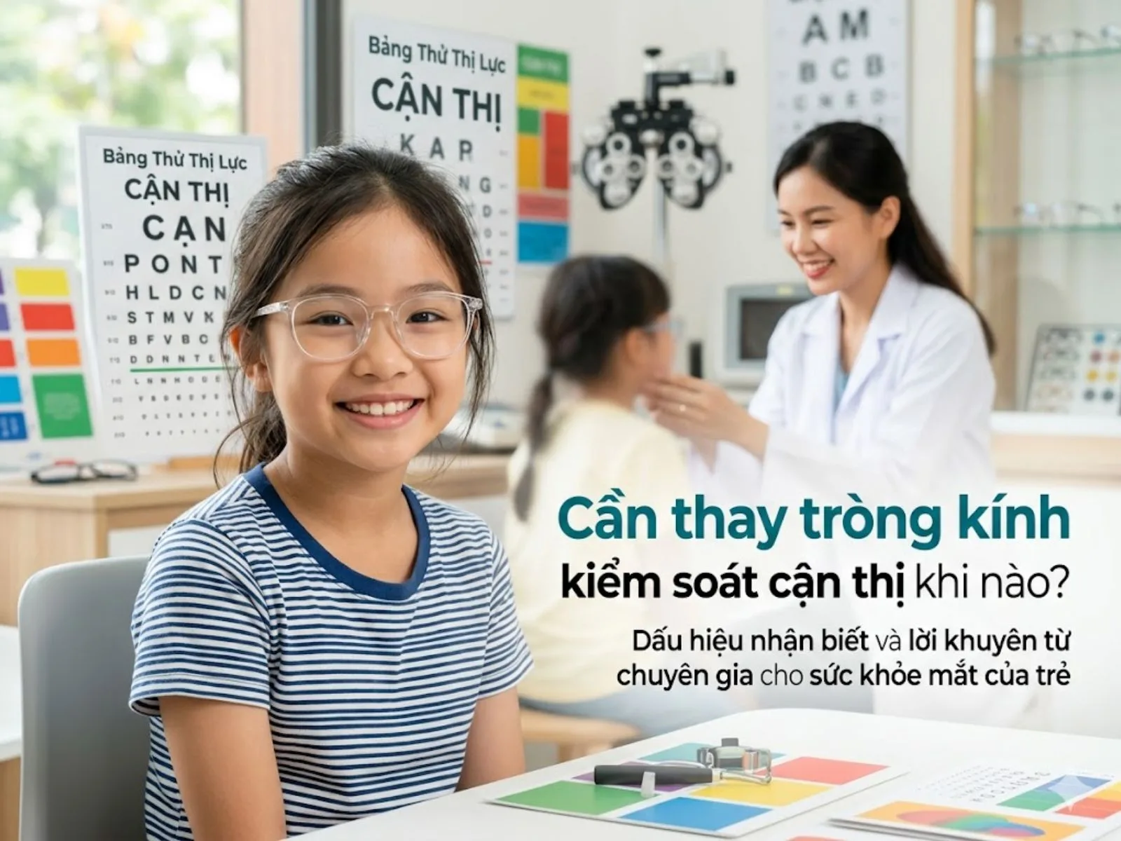 Cần thay tròng kính kiểm soát cận thị khi nào?