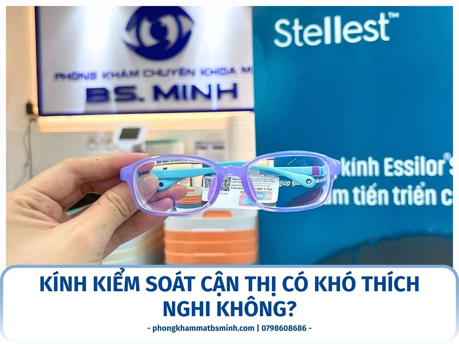 Kính kiểm soát cận thị có khó thích nghi không?