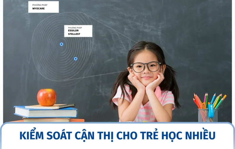 Kiểm soát cận thị cho trẻ học nhiều