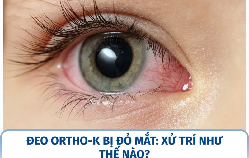 Đeo Ortho-K bị đỏ mắt: xử trí như thế nào?