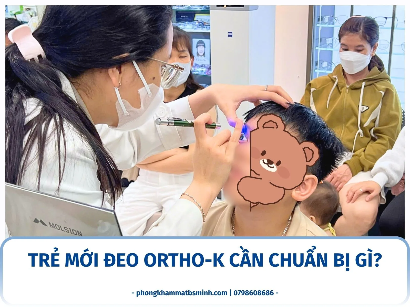 Trẻ mới đeo Ortho-K cần chuẩn bị gì?