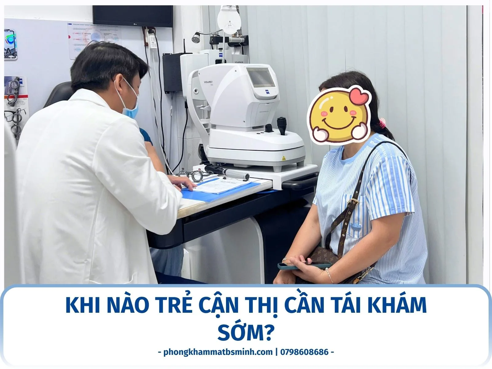 Khi nào trẻ cận thị cần tái khám sớm?