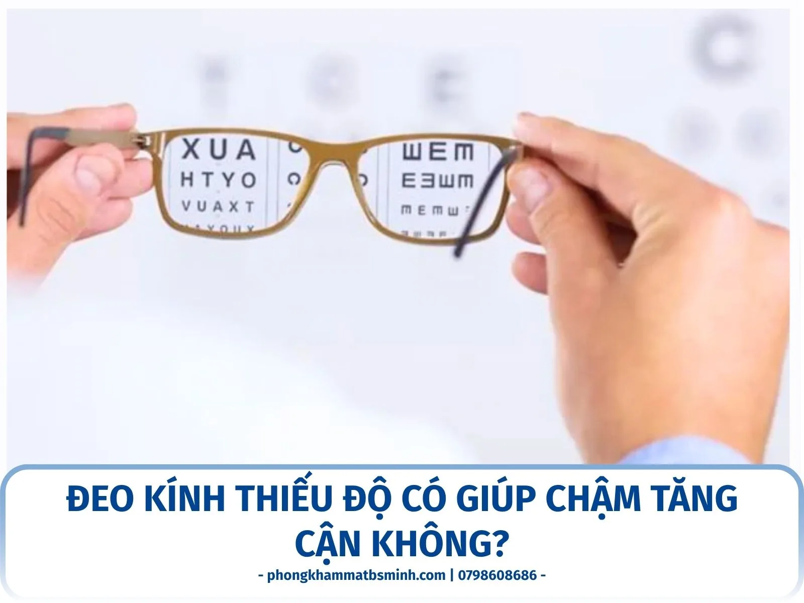Đeo kính thiếu độ có giúp chậm tăng cận không?