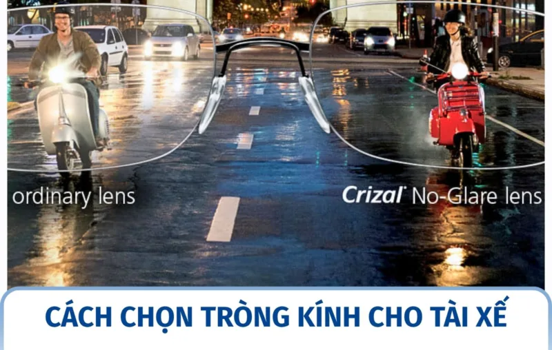 Cách chọn tròng kính cho tài xế