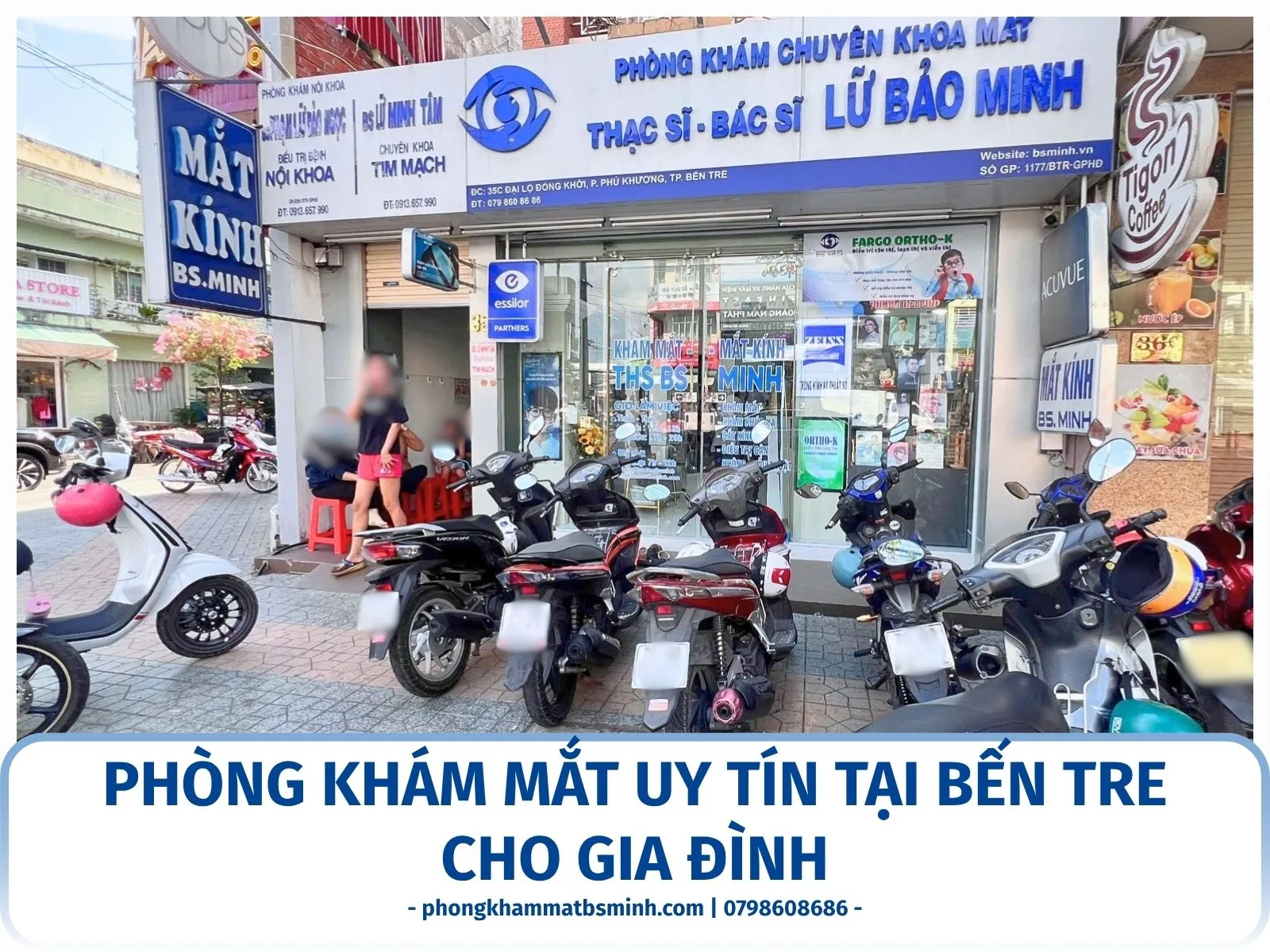 Phòng khám mắt uy tín tại Bến Tre cho gia đình