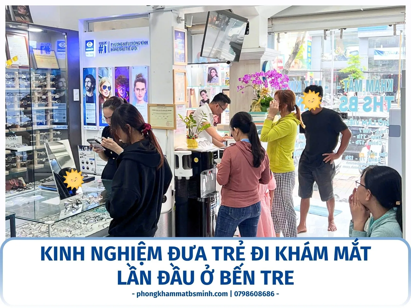 Kinh nghiệm đưa trẻ đi khám mắt lần đầu ở Bến Tre