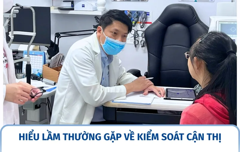 Hiểu lầm thường gặp về kiểm soát cận thị