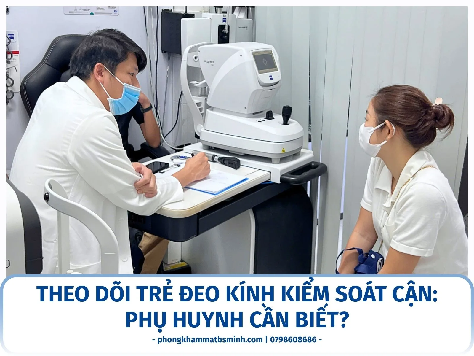Theo dõi trẻ đeo kính kiểm soát cận: phụ huynh cần biết?
