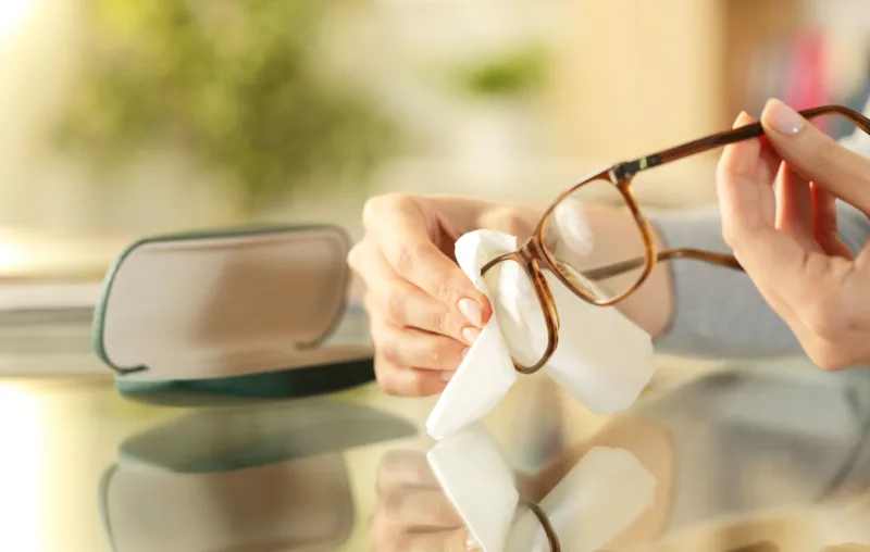 Bảo quản tròng kính đúng cách hạn chế trầy xước