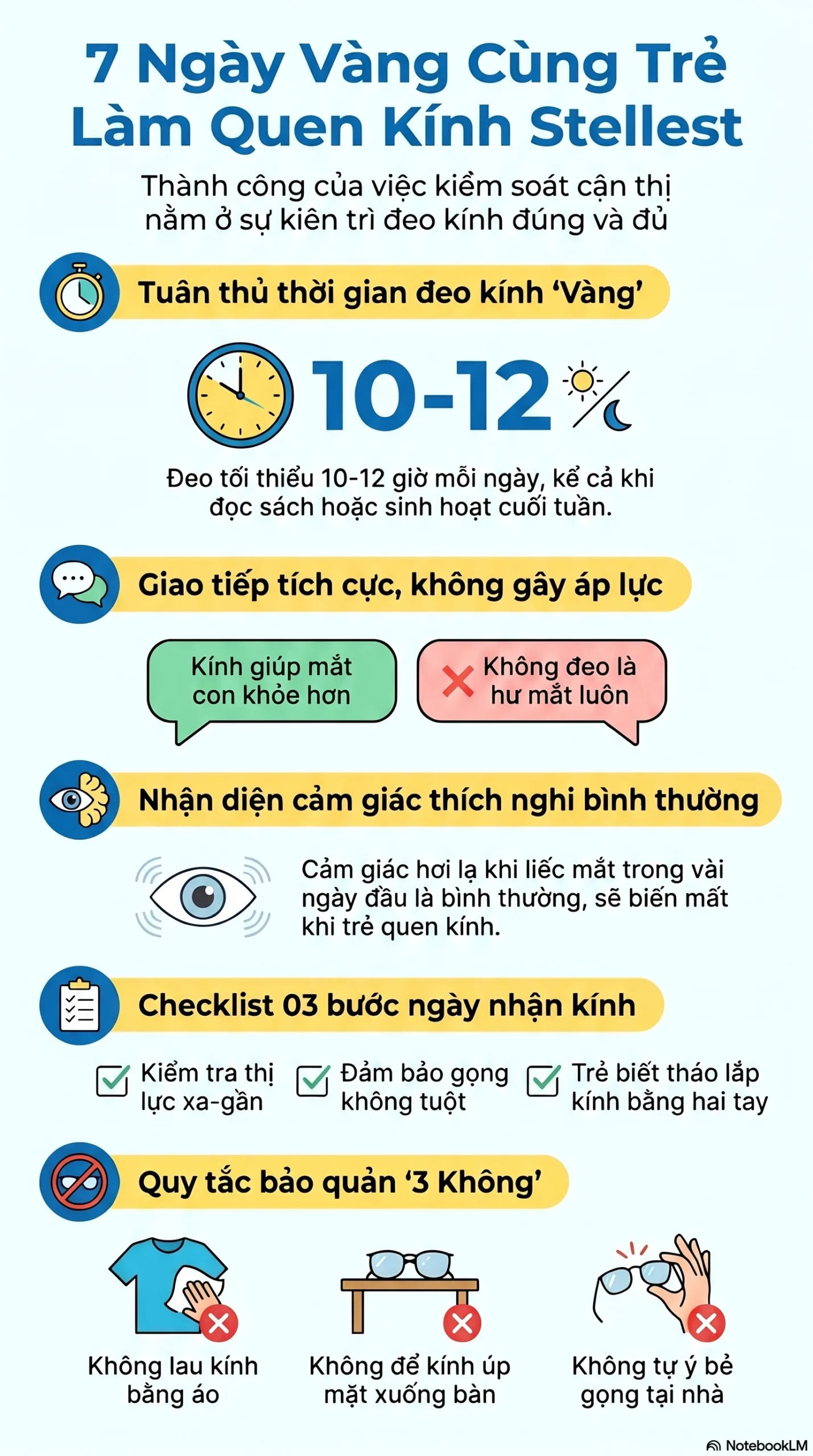 Hướng dẫn đeo kính đa tròng lần đầu