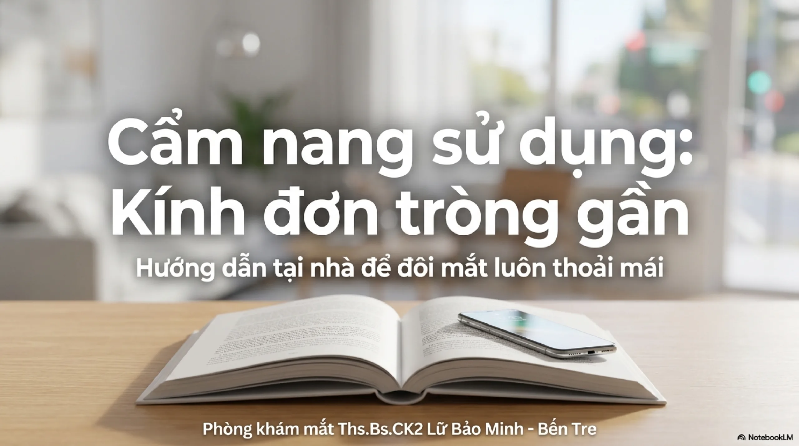 Hướng dẫn dùng kính đơn tròng gần tại nhà