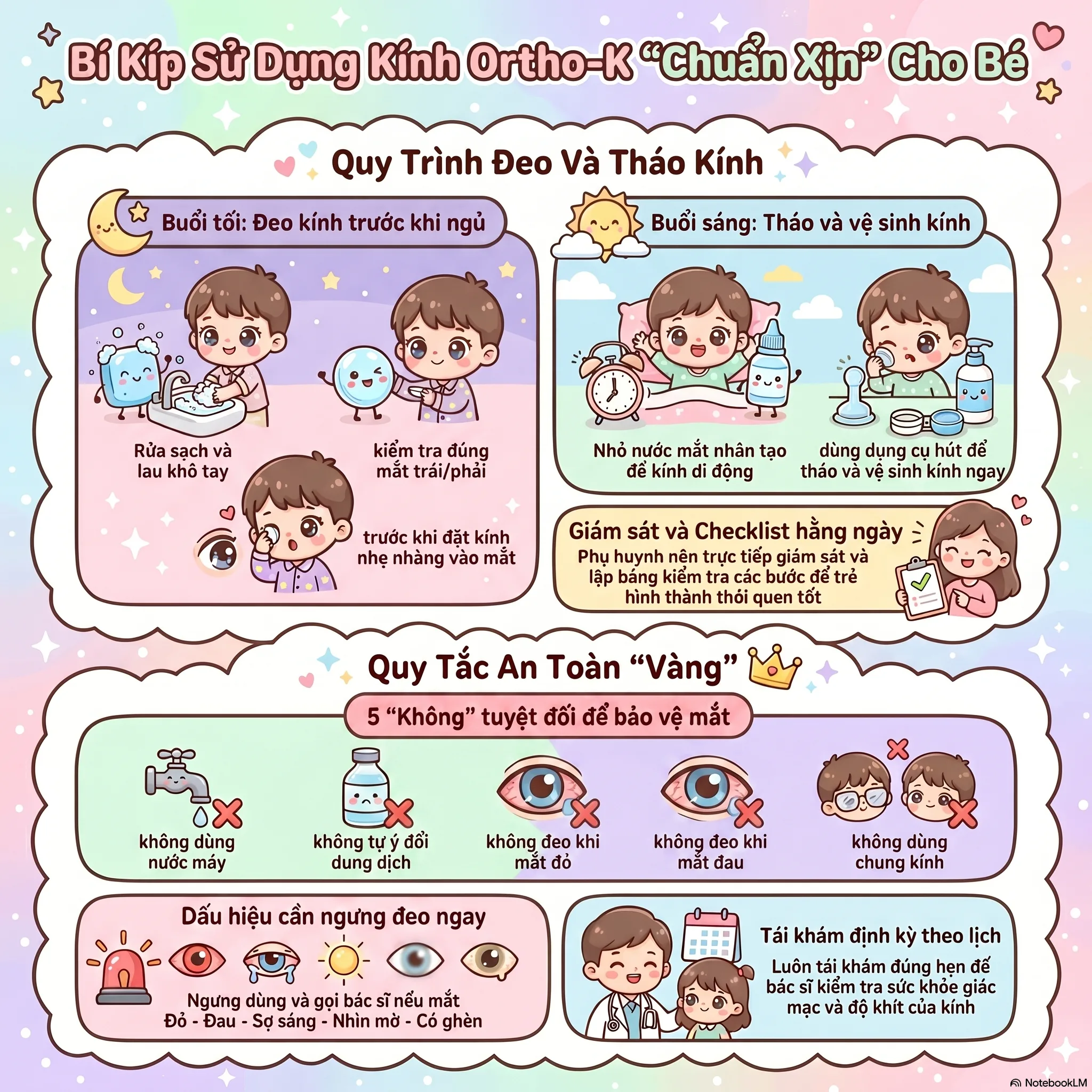 Hướng dẫn đeo kính ortho-k lần đầu