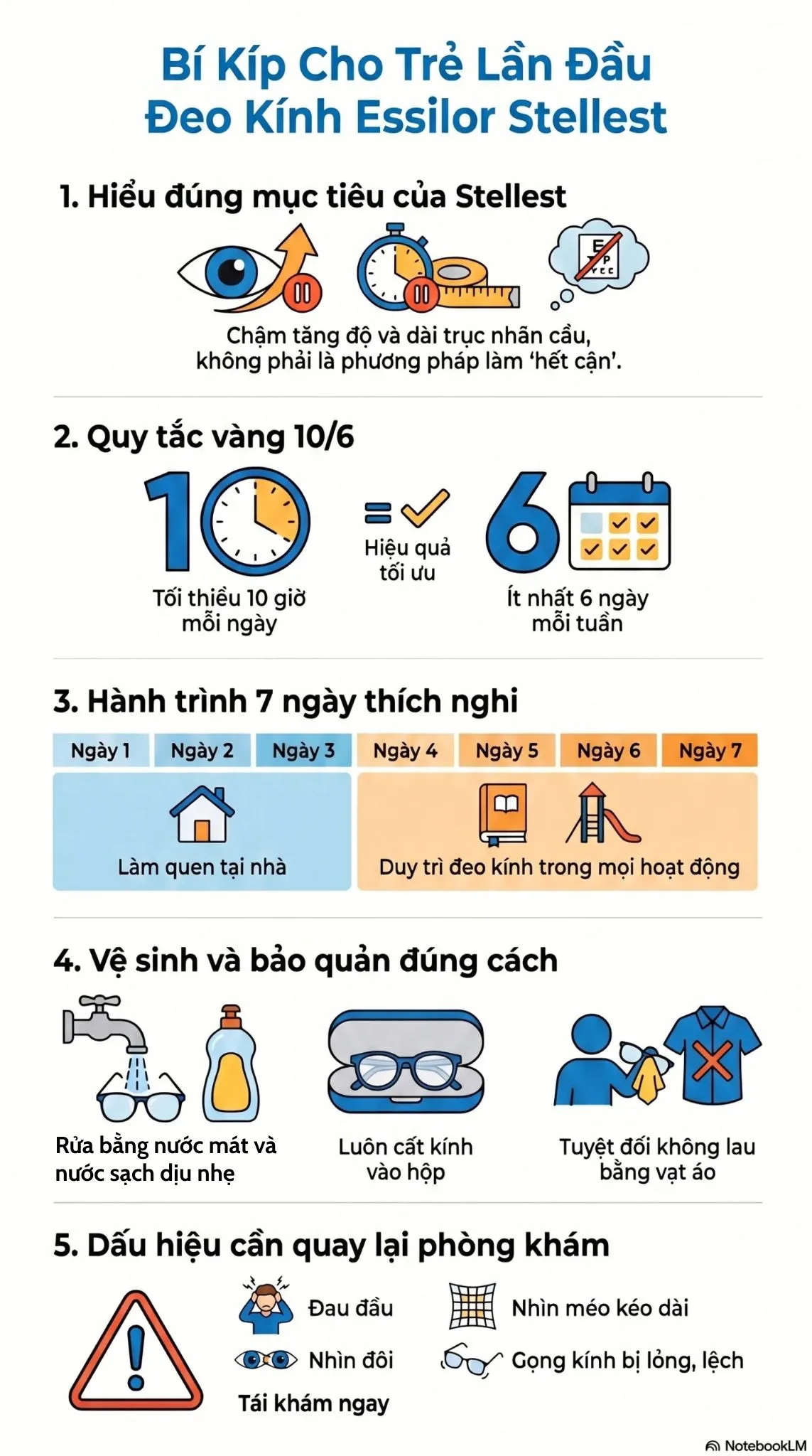 Hướng dẫn đeo kính đa tròng lần đầu