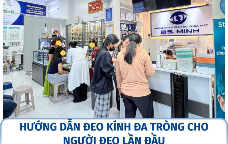 Hướng dẫn đeo kính đa tròng cho người đeo lần đầu
