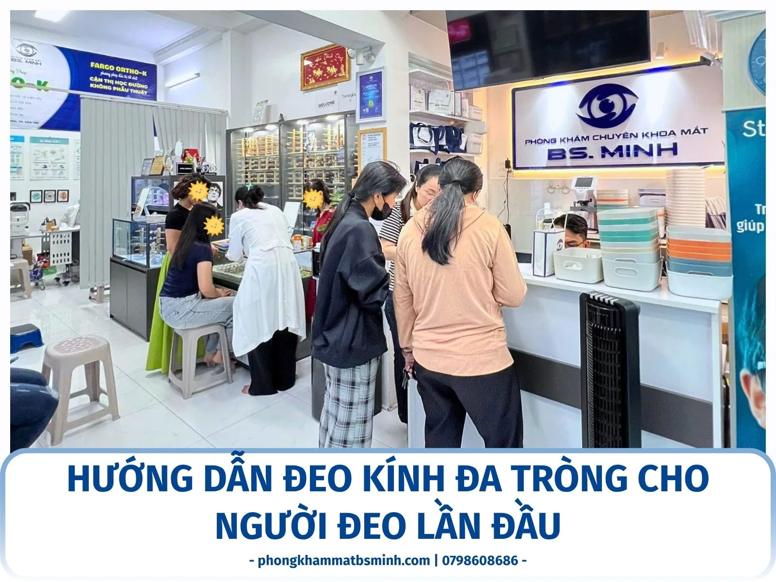 Hướng dẫn đeo kính đa tròng cho người đeo lần đầu