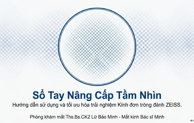 Hướng dẫn dùng kính đơn tròng đánh ZEISS nhìn xa cho người trẻ dưới 40 tuổi